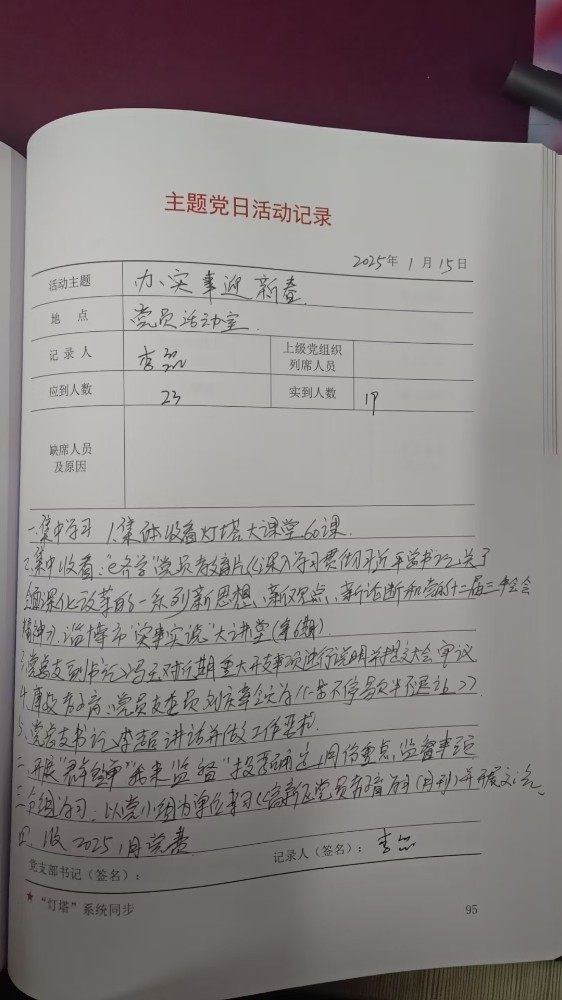 2支部党员大会