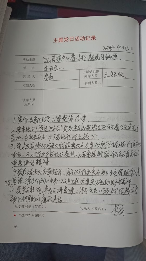 2支部党员会
